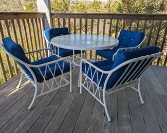 Patio Table with 4 Chairs