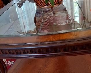 Mahagony coffee table lowered to super deal $45