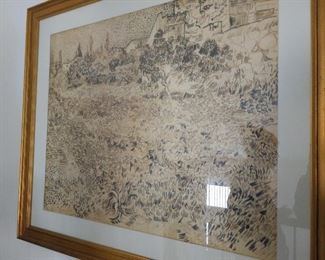 Multiple original drawings by Vincent 