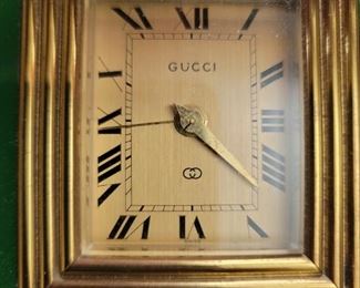 Gucci vintage travel clock