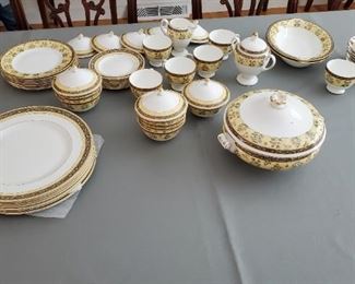 Wedgwood china dinner set. India pattern 
