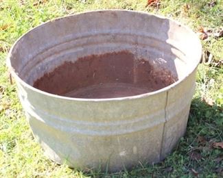 42 - Metal Wash Tub/bucket - 22 x 12
