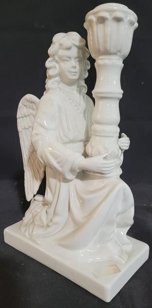 62 - Kenilworth angel candle holder 11.5 x 8
