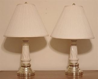 98 - Pair 27" lamps


