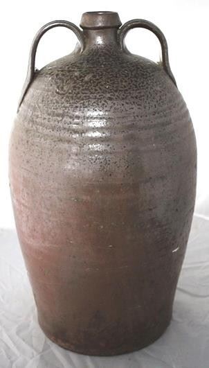 419x - Double handle stoneware jug - 17 x 8.5
