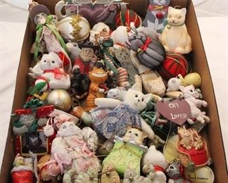 663 - Box Lot of Holiday Ornaments
