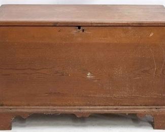 2147 - Antique Pine Blanket Chest 26 x 43 x 20.5
