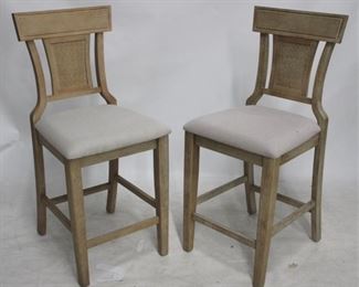 6011 - Matching pair new bar stools 44 x 19 x 18
