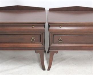 6037 - Matching pair Charter Group 2 drawer stands 24 x 28 x 17
