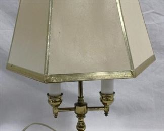 6071 - Brass vintage desk lamp - 18.5"
