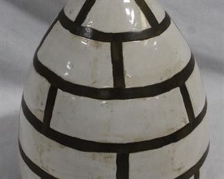 6107 - Art pottery vase - 12"
