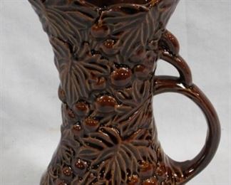 6165 - Art pottery pitcher - 9"
