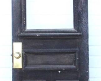 6198 - Vintage wooden architectural door - 79 x 32
