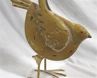 6293 - Metal bird figure - 12 x 11.5
