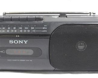 6301 - Sony AM/FM cassette radio model CFM-155 12 x 5 x 3.5
