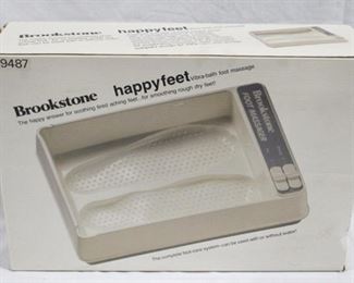 6348 - Brookstone Happyfeet foot massager in box
