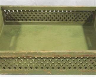 6349 - Wooden serving tray - 4 x 18 x 13
