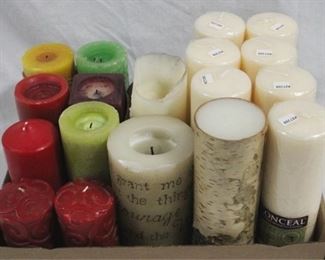 6355 - Assorted candles
