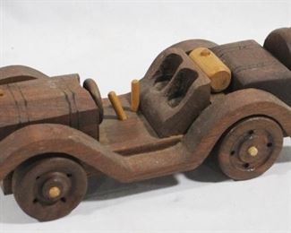 6384 - Wooden 12" model car

