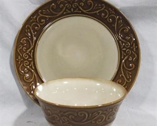6396 - Better Homes bowl & underplate
