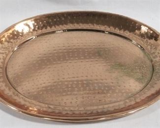 6404 - Copper serving tray - 13 x 20
