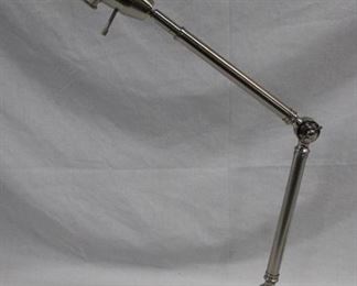 6448 - Stainless adjustable arm desk lamp - 27"
