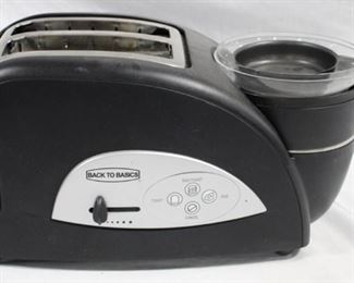 6456 - Back to Basics Toaster with egg cooker 16 x 8 x 7
