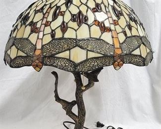 6603 - Stained Glass Lamp - 23.5" tall

