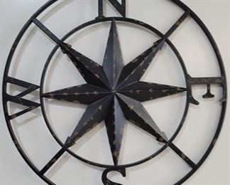 7806 - 24" Black compass star