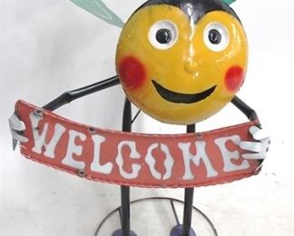 8039 - Welcome Bee Sign - 40 x 5 x 34
