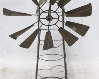 8040 - Metal Windmill Decoration 34 x 11 x 13

