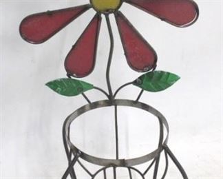 8043x - Metal Flower Plant Stand

