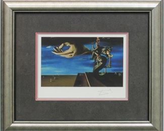 9004 - THE HAND PRINT BY SALVADOR DALI 20 X 17.5
