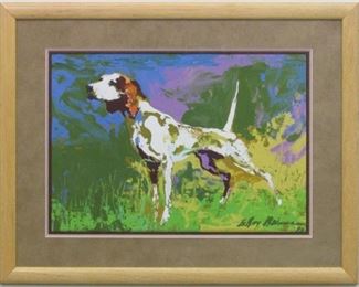 9013 - AMERICAN POINTER GICLEE BY LEROY NEIMAN 28.5 x 22.5
