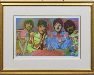 9038 - BEATLES SGT PEPPER GICLEE BY IVY LOWE 26 X 19.5
