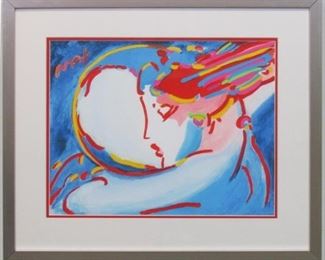 9045 - PEACE BY THE YEAR GICLEE BY PETER MAX 25.5 X 21.5
