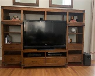 Arhaus modular TV cabinet- 4 total pieces
