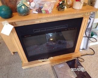 electric fireplace, we have 2