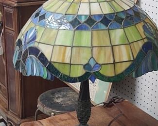 Nice lamp with signed shade