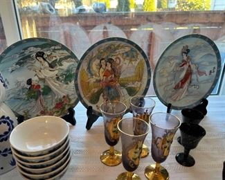 1990 Imperial Jingdezhen Porcelain China Plate collection (set of 12)