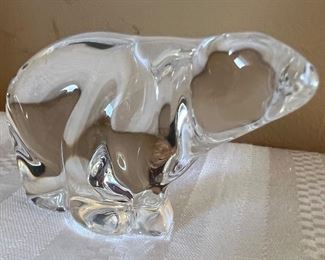 Glass Polar Bear figurine