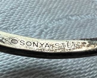Sterling Silver Sonya Ltd clasp bracelet
