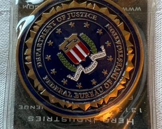 FBI challenge coin