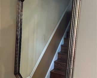 Designed Gold Framed Octagonol Mirror