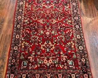 Handmade wool rug - 50"W x 84"L