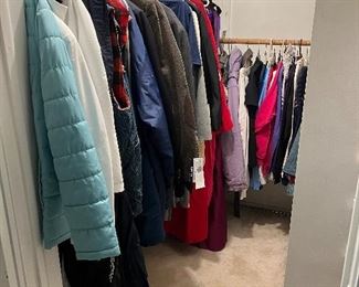 Lots of women's & men's clothing