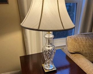 Designer crystal table lamp (pr)