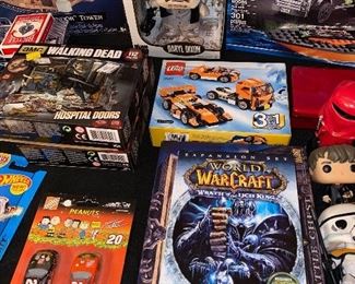 Assorted toys toys, some sealed