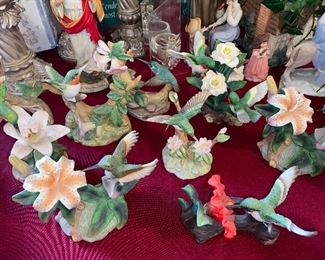 Hummingbird figurines