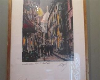 Listed Art, Lithographs, Oils, Etchings And So mUch More 